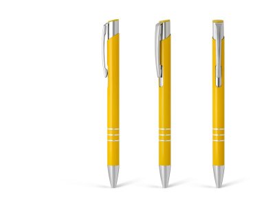 OGGI, metalna hemijska olovka, žuta