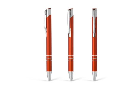 OGGI, metalna hemijska olovka, narandžasta