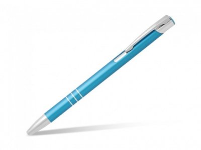 OGGI SLIM, metalna hemijska olovka, tirkizno plava