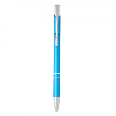 OGGI SLIM, metalna hemijska olovka, tirkizno plava
