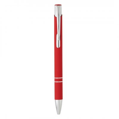 OGGI SOFT, metalna hemijska olovka, crvena