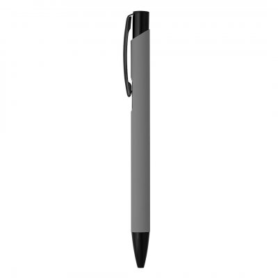 OGGI SOFT BLACK, metalna hemijska olovka, siva