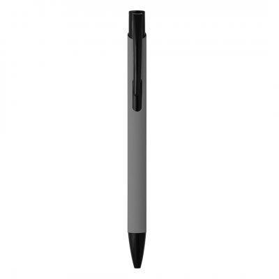OGGI SOFT BLACK, metalna hemijska olovka, siva