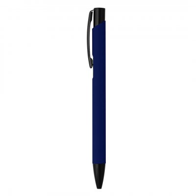 OGGI SOFT BLACK, metalna hemijska olovka, plava