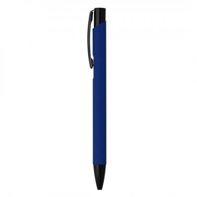OGGI SOFT BLACK, metalna hemijska olovka, rojal plava