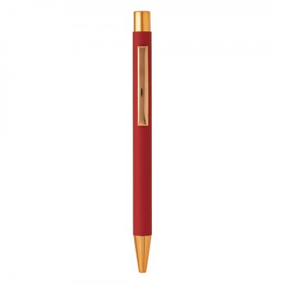 TITANIUM ROSE GOLD, metalna hemijska olovka, crvena