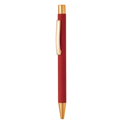 TITANIUM ROSE GOLD, metalna hemijska olovka, crvena