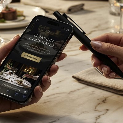 SONORA NFC, metalna hemijska olovka, plava