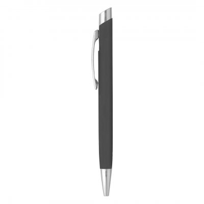 HARMONY SOFT, metalna hemijska olovka u metalnoj poklon tubi, siva