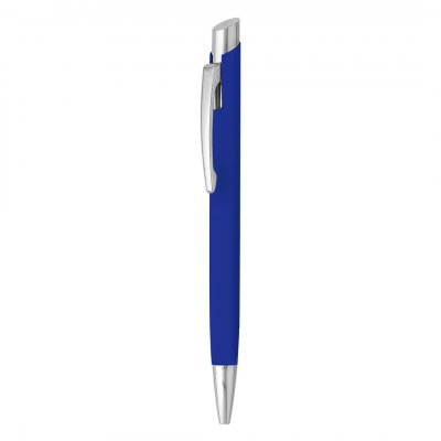 HARMONY SOFT, metalna hemijska olovka u metalnoj poklon tubi, plava