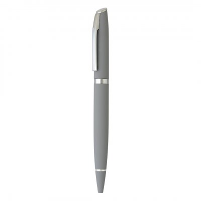 ASTRA, metalna hemijska olovka u poklon kutiji, siva
