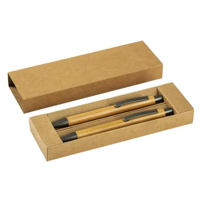 Drvena hemijska i tehnička olovka u setu BAMBOO