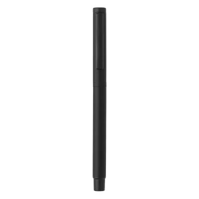 TITANIUM JET BLACK SET, metalna hemijska i roler olovka u setu, crna