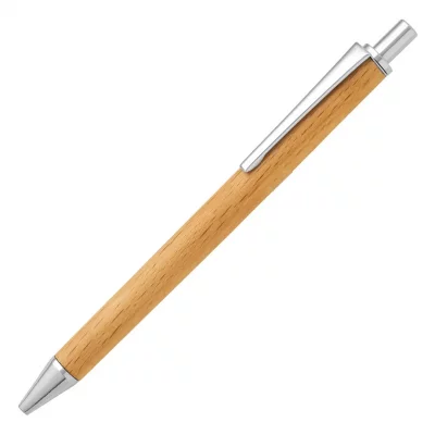Drvena hemijska olovka sa papirnom navlakom NOVEL