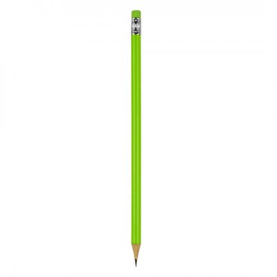 PIGMENT, drvena olovka hb sa gumicom, svetlo zelena