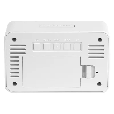TIMEOUT, digitalni stoni lcd sat, beli