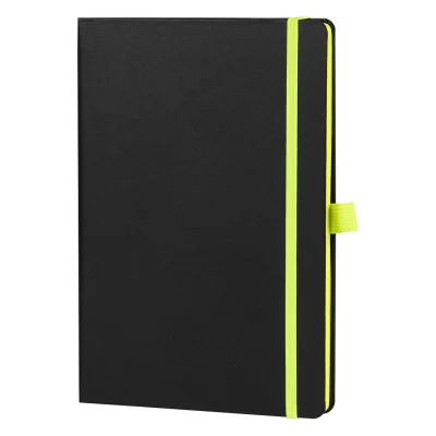 CODE BLACK, notes a5, neon žuti