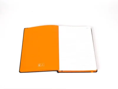 CODE BLACK, notes a5, narandžasti
