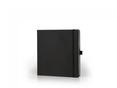 KUNST, notes 17.4 x 17.4 cm, crni