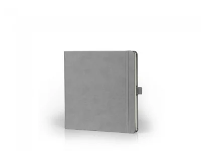 KUNST, notes 17.4 x 17.4 cm, sivi
