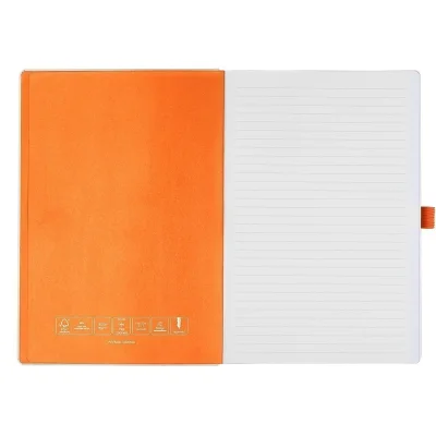 CODE WHITE, notes a5, narandžasti