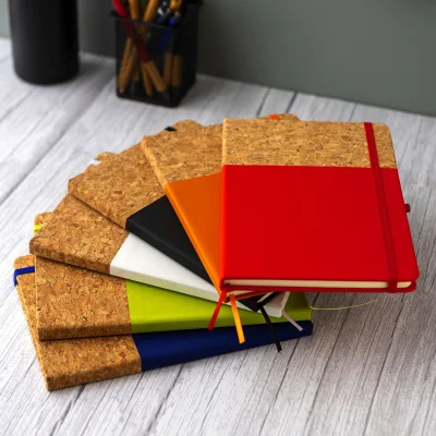 NOTE CORK, notes a5, crveni