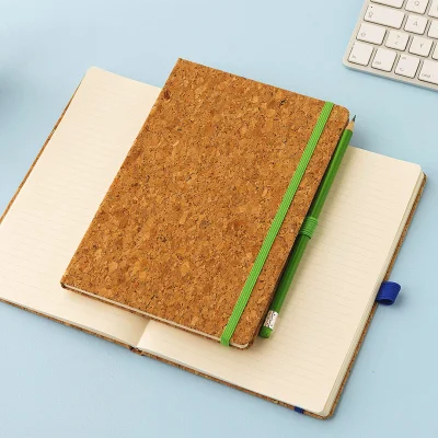 CORK A5, notes a5, svetlo zeleni