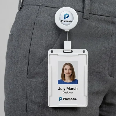 ACCESS, držač za identifikacionu karticu sa povratnim mehanizmom, crni