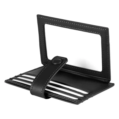 SLIP, kožni držač za kartice, 8/1, crni
