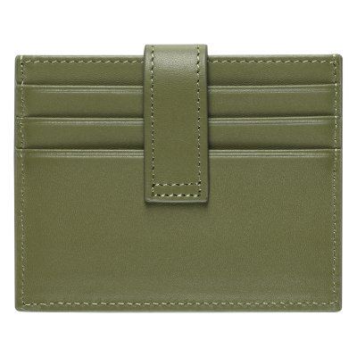 SLIP, kožni držač za kartice, 8/1, maslinasti