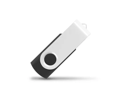 SMART WHITE, usb flash memorija, crni, 64GB