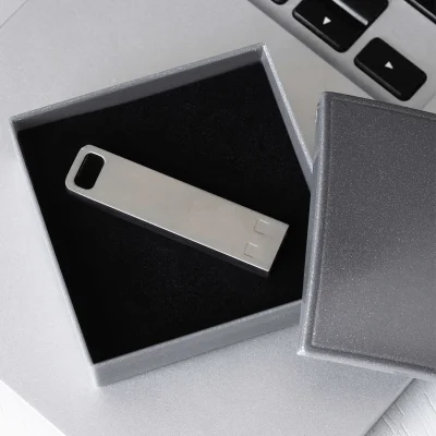 DEOCOM, usb flash memorija, tamno metalna, 64GB