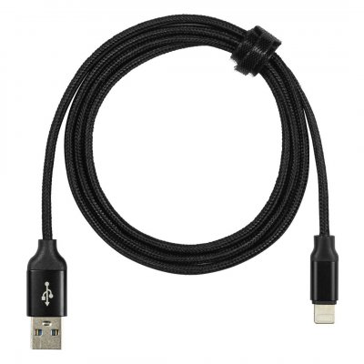 ALFA USB L, usb lightning kabl dimenzija: 1 m, crni