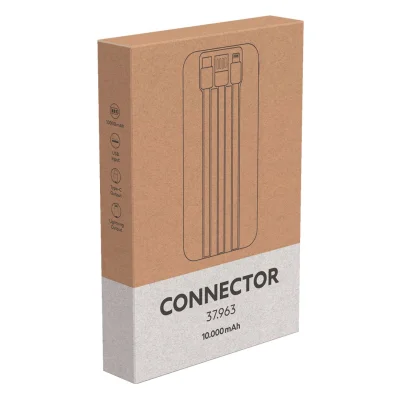 CONNECTOR, pomoćna baterija, 10.000 mah, crna