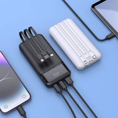 CONNECTOR, pomoćna baterija, 10.000 mah, bela