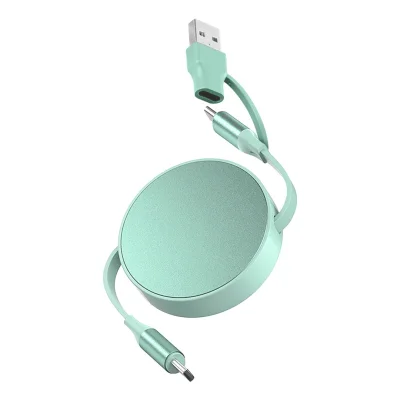 FURIO 2IN1, usb type-c kabl za punjenje i prenos podataka, 2 u 1, 240w, mint