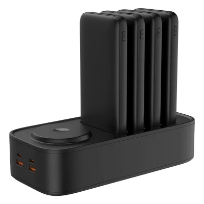 REVOLUTION, pomoćna stanica sa baterijama 4 x 10.000 mah, 65w, crna