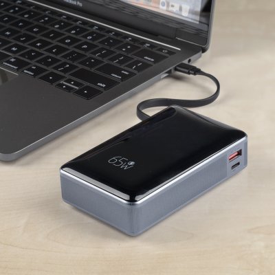 ZEST 20PD 65W, pomoćna baterija za laptop, 20.000 mah, 65 w, tamno siva