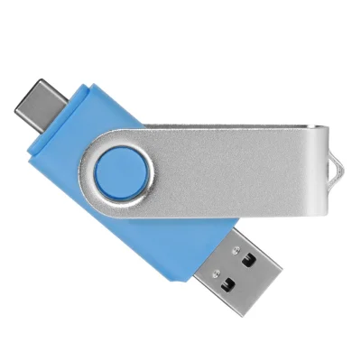 SMART C SILVER, usb flash memorija, svetlo plavi, 64GB