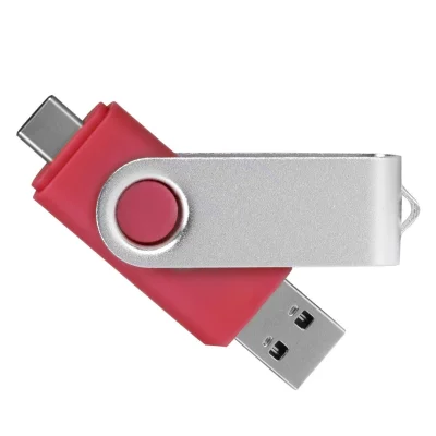SMART C SILVER, usb flash memorija, crveni, 64GB