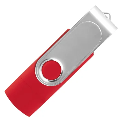 SMART C STICKER, usb flash memorija, crveni, 64GB