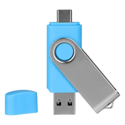 SMART C, usb flash memorija, svetlo plavi, 64GB