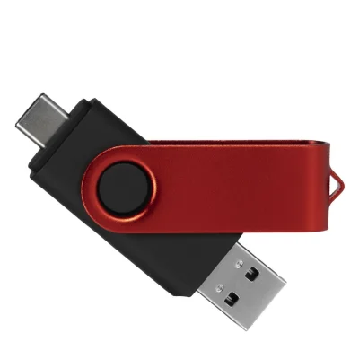 SMART C RED, usb flash memorija, crni, 64GB