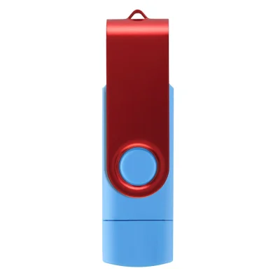 SMART C RED, usb flash memorija, svetlo plavi, 64GB