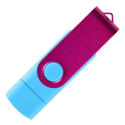 SMART C PINK, usb flash memorija, svetlo plavi, 64GB
