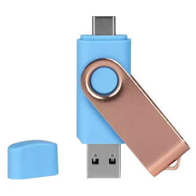 SMART C ROSE GOLD 3.0, usb flash memorija, svetlo plavi, 64GB