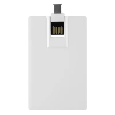 CREDIT CARD C, usb flash memorija, beli, 64GB
