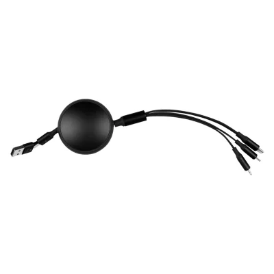 KEPLER 6IN1, usb type-c kabl za punjenje i prenos podataka, 6 u 1, 60w, crni