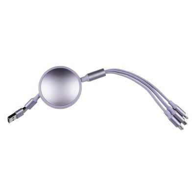 KEPLER 6IN1, usb type-c kabl za punjenje i prenos podataka, 6 u 1, 60w, lila