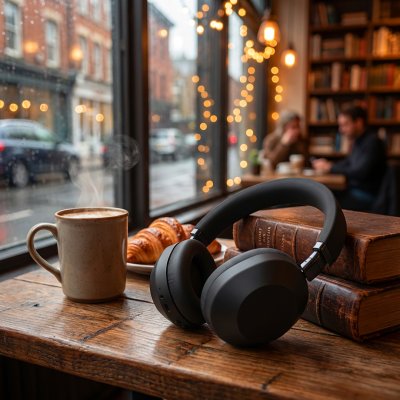 MORRISON, sklopive bežične slušalice, crne